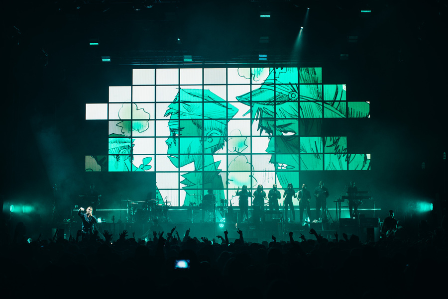 gorillaz live visuals gorillaz live visuals