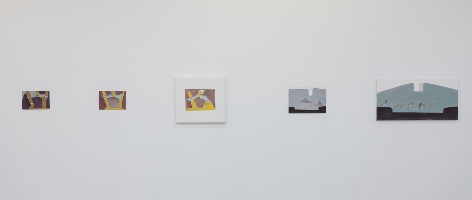 Andrew Kerr, Installation view ‘Mist at the Pillars’, The Modern Institute, Osborne Street, Glasgow, 2019
