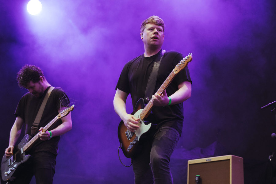 We Were Promised Jetpacks supporting CHVRCHES live at Princes St Gardens, Edinburgh, 11 Aug