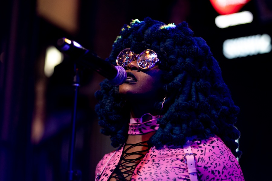 Moonchild Sanelly live at SXSW (British Music Embassy at Ceder Street Courtyard)
