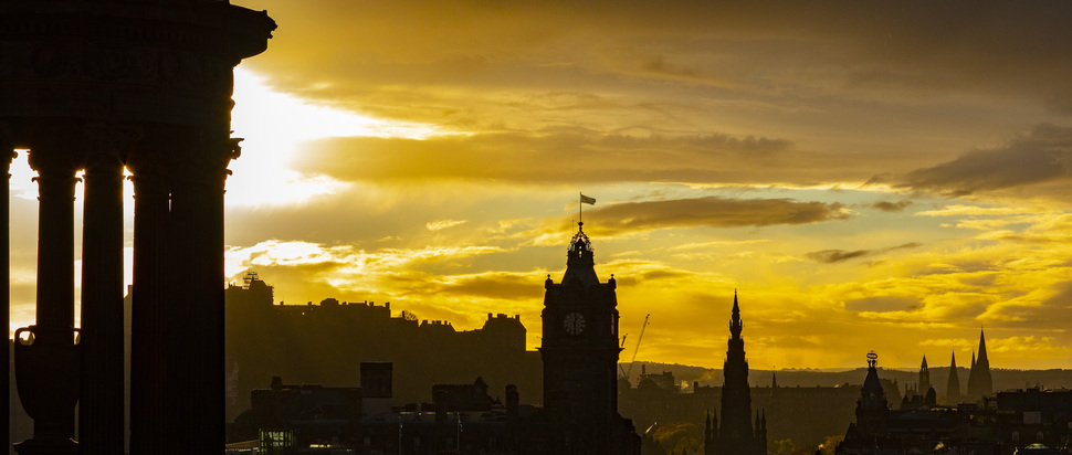 Edinburgh at Sunset