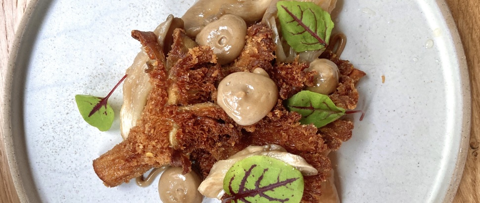 Panko Fried Oyster Mushrooms from Scamp