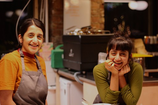 Fariya and Sahar, the chefs at Parveen's (fka Mooli).