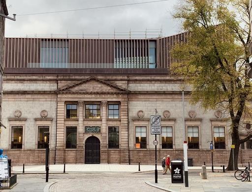 Exterior view of Aberdeen Art Gallery.