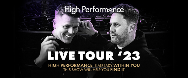 Advert for High Performance live.