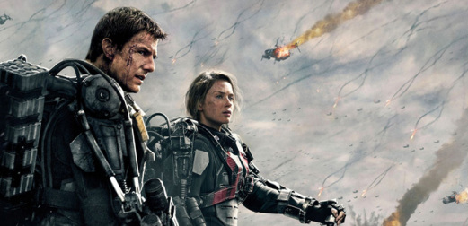 Tom Cruise and Emily Blunt in Edge of Tomorrow.