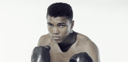 Photograph of Muhammad Ali.