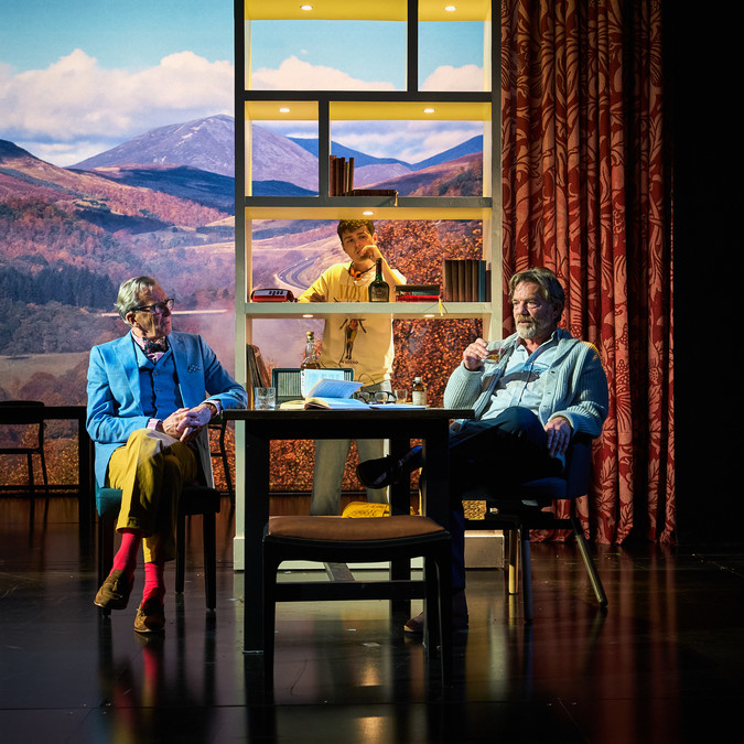 Benny Young as Moon, Robbie Scott as Will and John Michie as Rennie in Group Portrait in a Summer Landscape