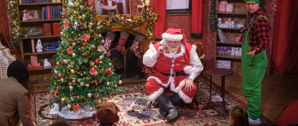 Santa at Edinburgh's Christmas