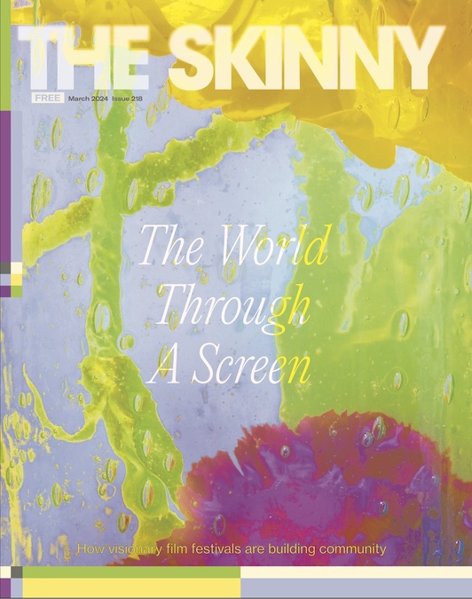 The cover of the March 2024 issue of The Skinny.