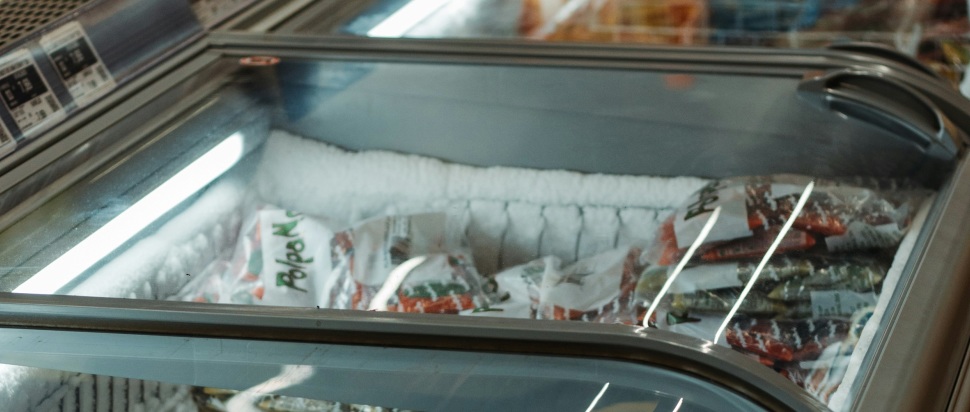 Frozen food supermarket photograph