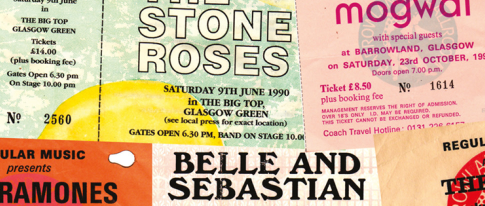 Ticket Collage page from Glasgow's Greatest Hits