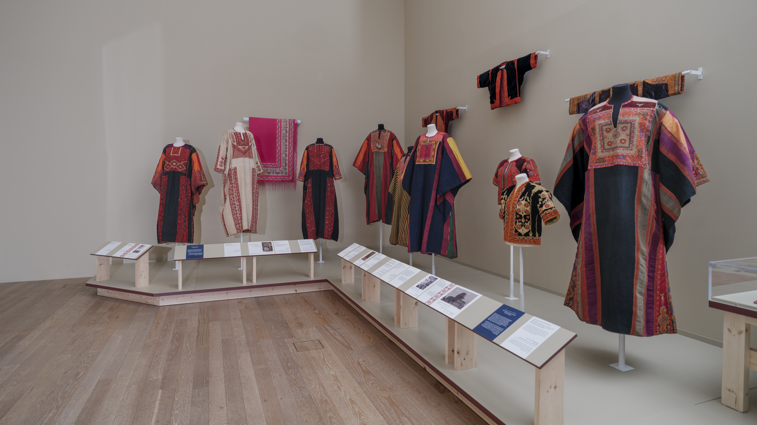 Photos of the galleries at V and A Dundee.