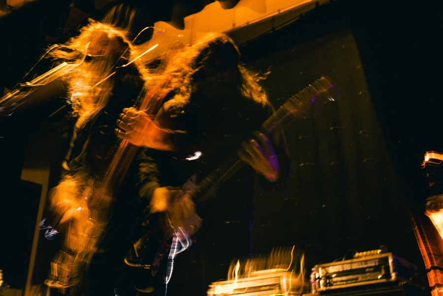 Abstract photograph of Helms Alee performing at Core. Festival