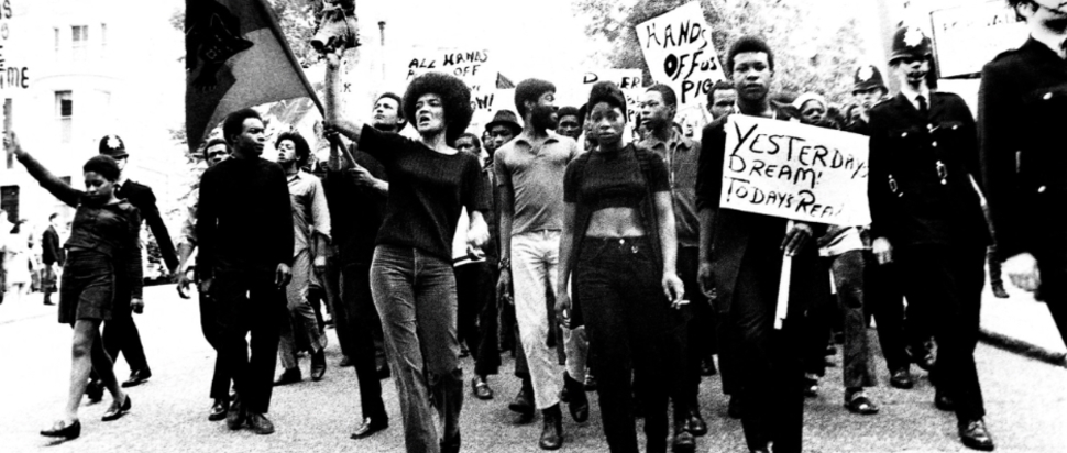 Barbara Beese at the Mangrove Demonstration, 1970, by Horace Ové for Black History Month Scotland 2025