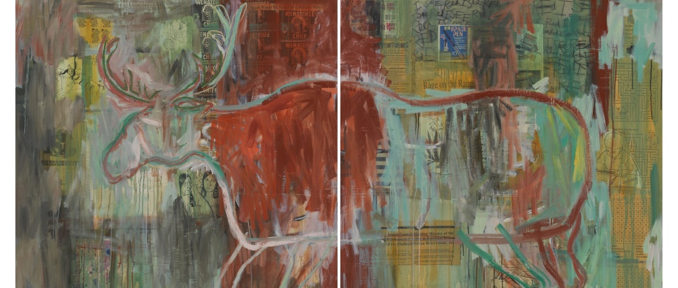 Jaune Quick-to-See Smith, I See Red: 10,000 Years (1992)