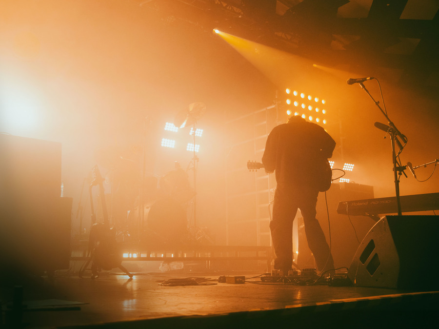 A photo of Alex G on stage at the Barrowlands, Glasgow.