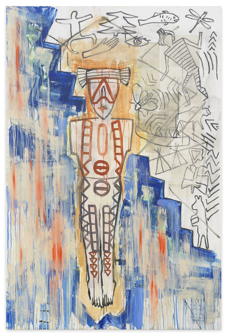 Artwork by Jaune Quick-To-See Smith.