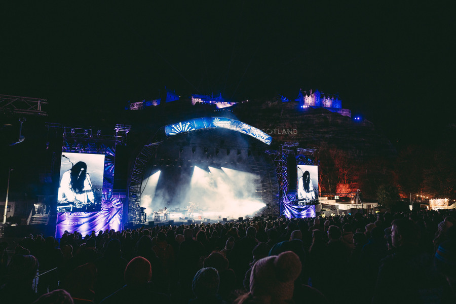 Wet Leg @ Concert In the Gardens, Edinburgh's Hogmanay, 31 Dec
