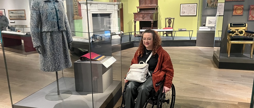 Carrie-Ann Lightley visiting V&A Dundee