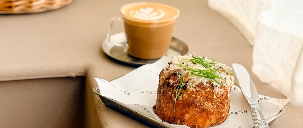 Tayto Cheese and Onion pastry at Gorse, Edinburgh