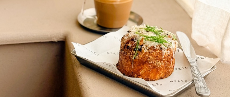 Tayto Cheese and Onion pastry at Gorse, Edinburgh