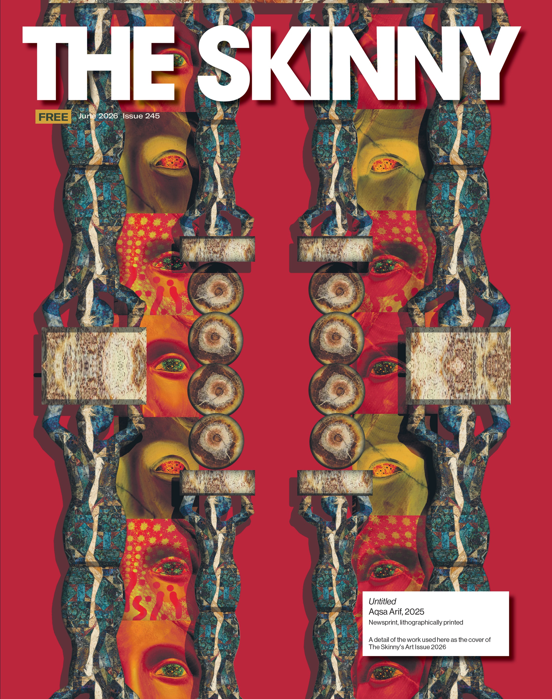 The cover of the June 2026 issue of The Skinny.