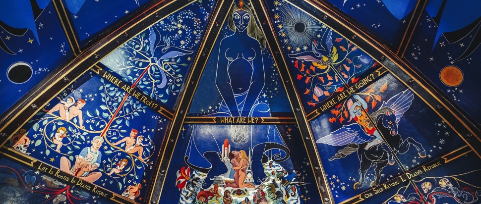 Alasdair Gray Mural at Òran Mór