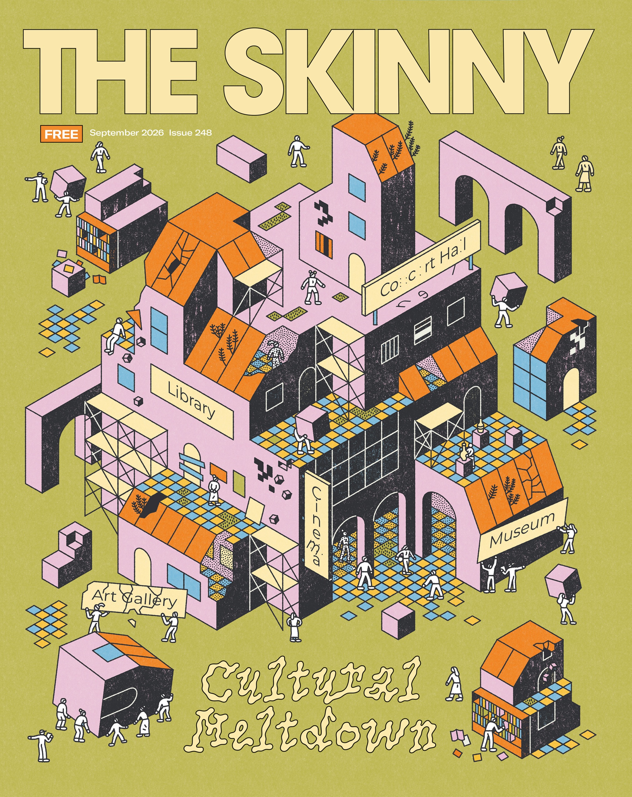 The cover of the September 2026 issue of The Skinny.